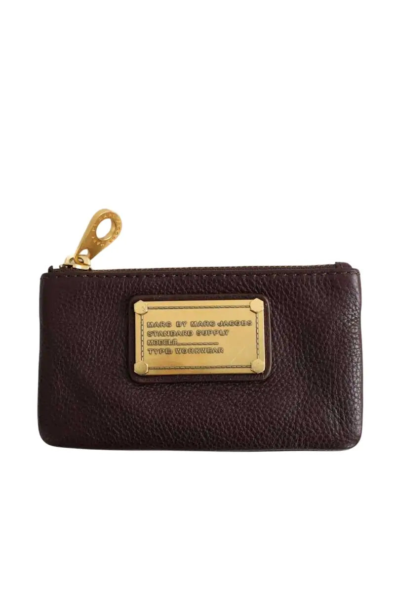 Porte-monnaie Marc By Marc Jacobs Marron en Cuir - Seconde Main