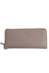 Porte-monnaie Tory Burch Beige en Cuir - Seconde Main