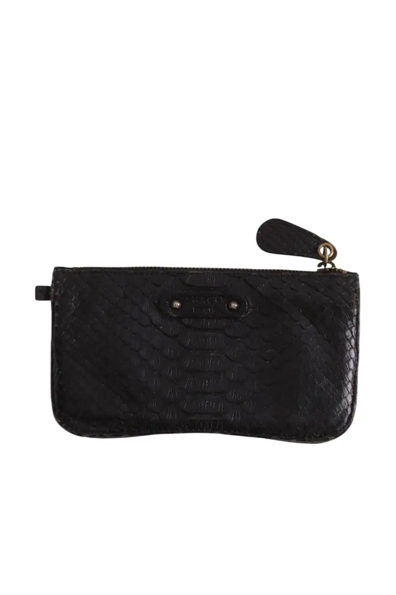 Portefeuille Abaco Noir en Cuirs exotiques - Seconde Main