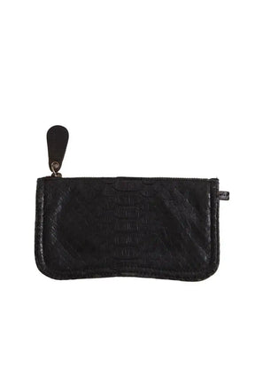 Portefeuille Abaco Noir en Cuirs exotiques