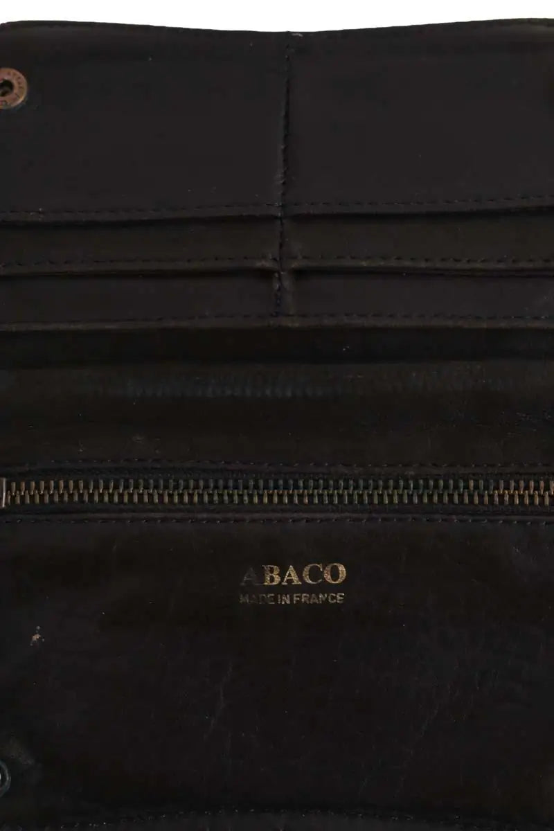 Portefeuille Abaco Noir en Cuirs exotiques
