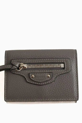 Portefeuille Balenciaga Gris en Cuir