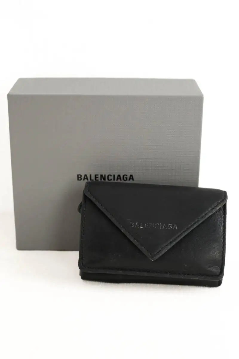 Portefeuille Balenciaga Noir en Cuir
