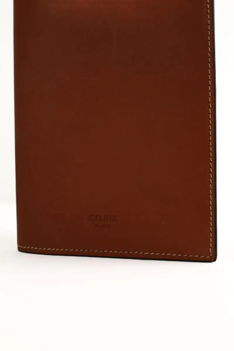 Portefeuille Celine Marron en Cuir