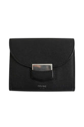 Portefeuille Celine Noir en Cuir - Seconde Main