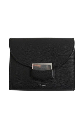 Portefeuille Celine Noir en Cuir - Seconde Main
