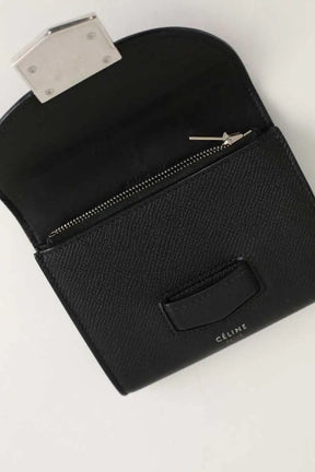 Portefeuille Celine Noir en Cuir