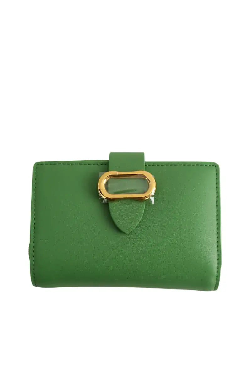 Portefeuille Charles & Keith Vert en Cuir - Seconde Main