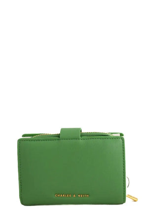 Portefeuille Charles & Keith Vert en Cuir