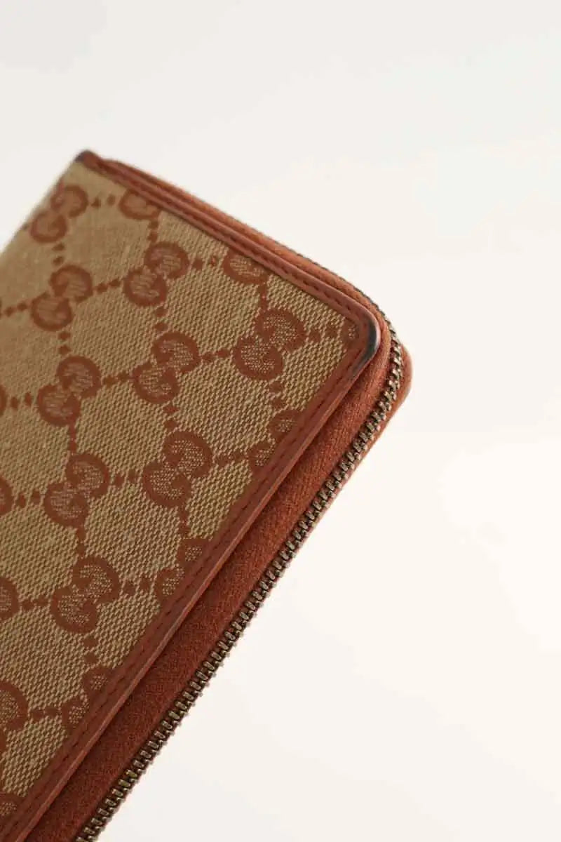 Portefeuille Gucci Beige en Tissu