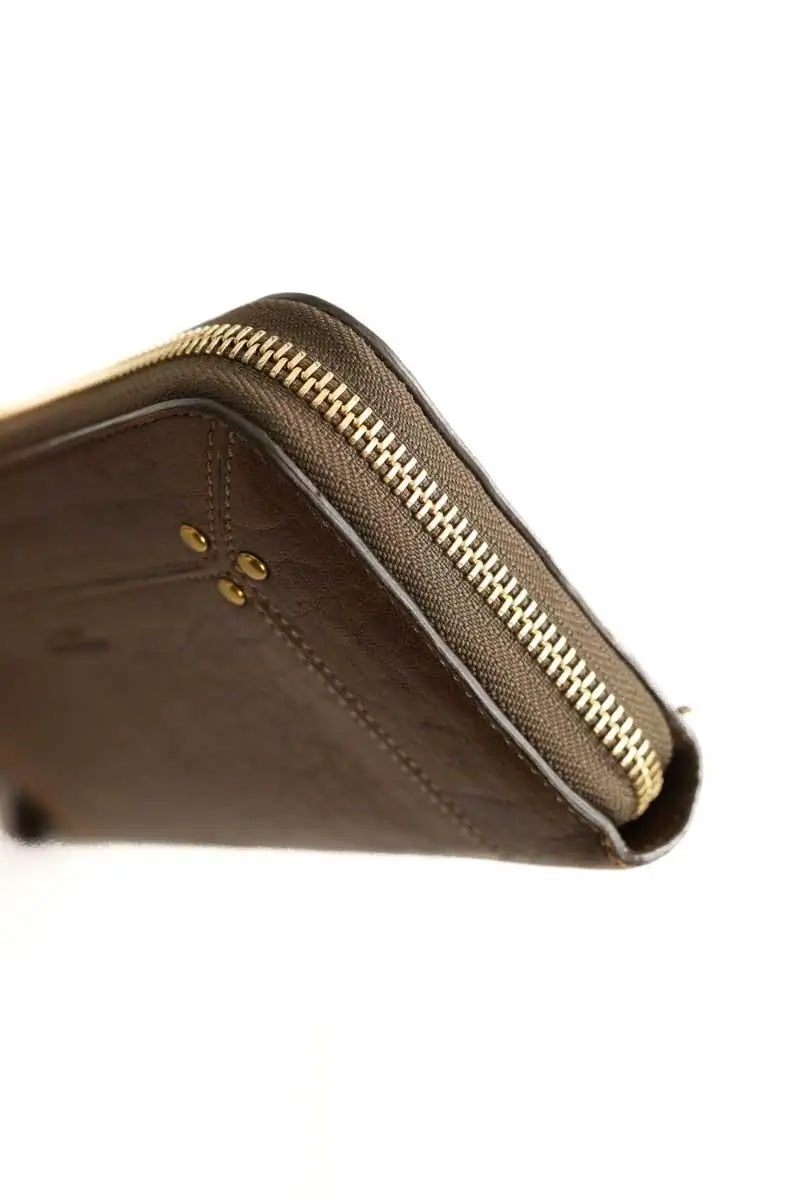Portefeuille Jérôme Dreyfuss Marron en Cuir