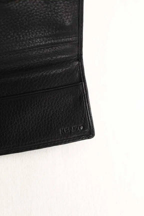 Portefeuille Kenzo Noir en Cuir