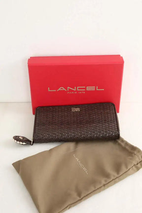 Portefeuille Lancel Marron en Cuir