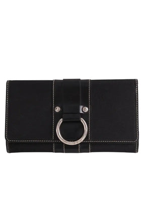 Portefeuille Lancel Noir en Tissu - Seconde Main