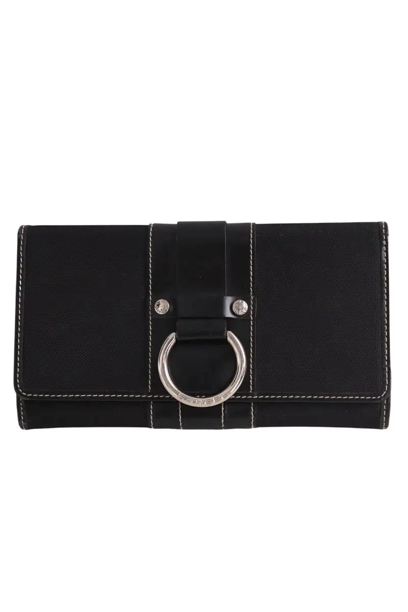 Portefeuille Lancel Noir en Tissu - Seconde Main