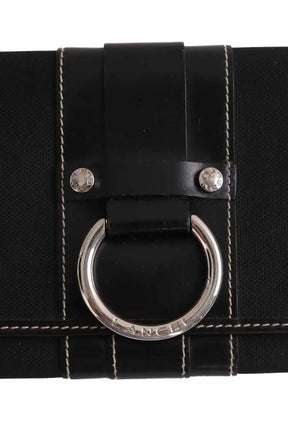 Portefeuille Lancel Noir en Tissu