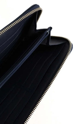 Portefeuille Longchamp Bleu en Cuir