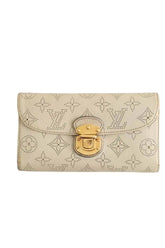 Portefeuille Louis Vuitton Gris en Cuir - Seconde Main
