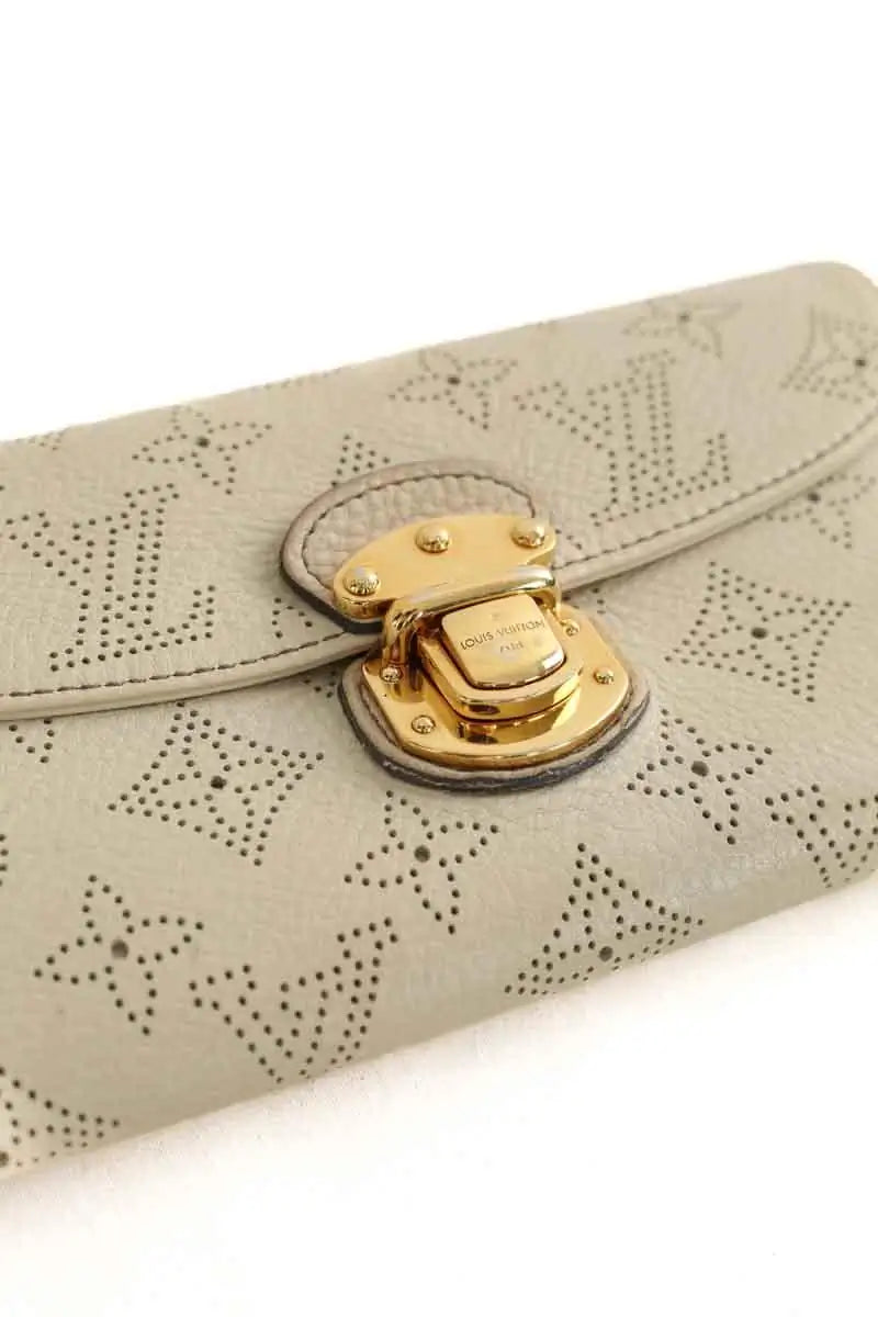 Portefeuille Louis Vuitton Gris en Cuir