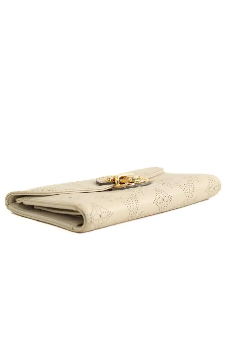 Portefeuille Louis Vuitton Gris en Cuir