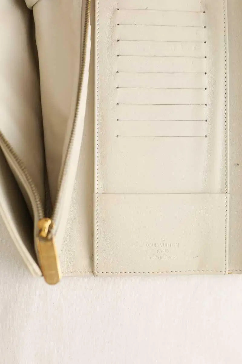 Portefeuille Louis Vuitton Gris en Cuir