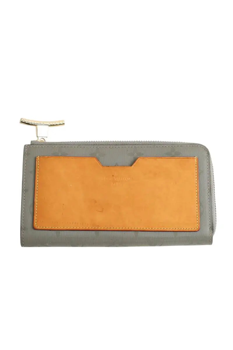 Portefeuille Louis Vuitton Gris en Cuir - Seconde Main