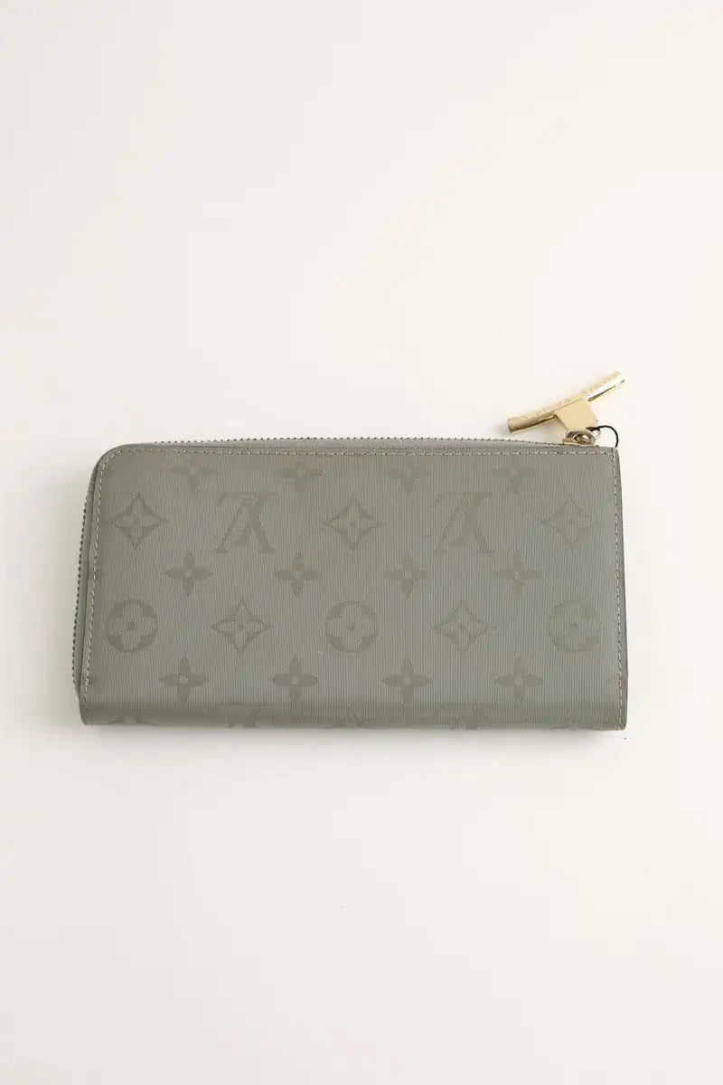 Portefeuille Louis Vuitton Gris en Cuir