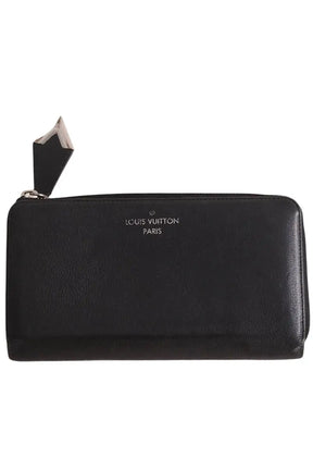 Portefeuille Louis Vuitton Noir en Cuir - Seconde Main