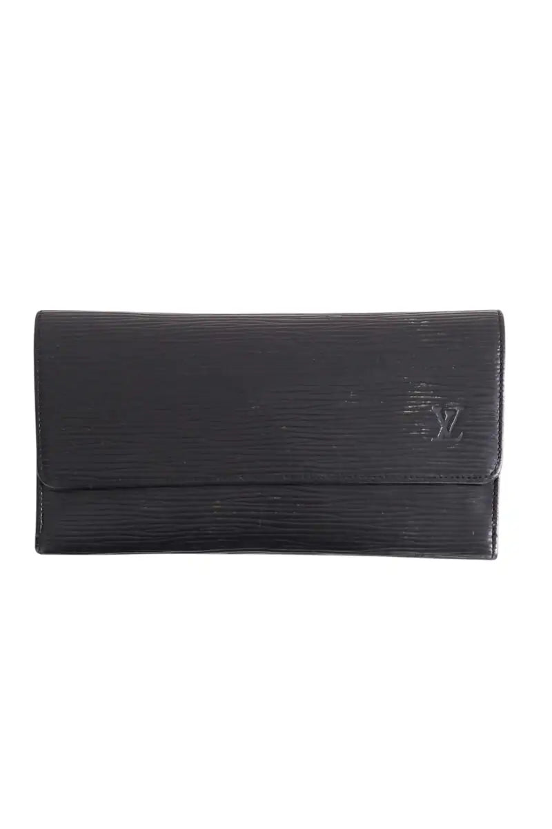 Portefeuille Louis Vuitton Noir en Cuir - Seconde Main