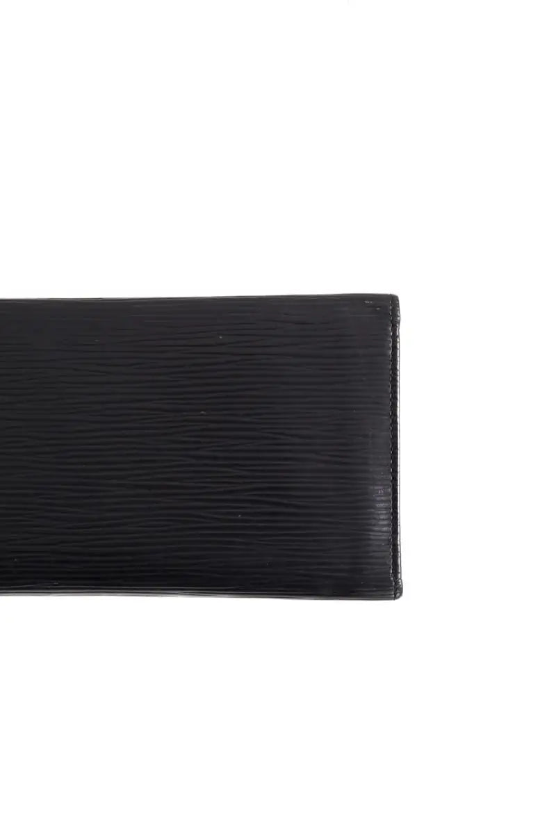 Portefeuille Louis Vuitton Noir en Cuir