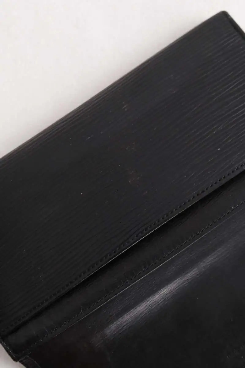 Portefeuille Louis Vuitton Noir en Cuir