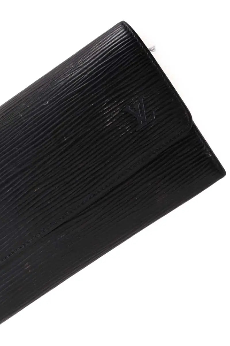 Portefeuille Louis Vuitton Noir en Cuir