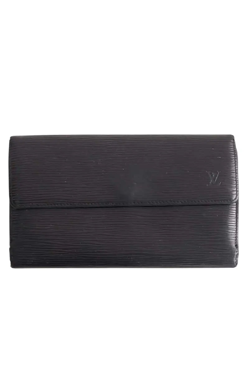 Portefeuille Louis Vuitton Sarah Noir en Cuir - Seconde Main