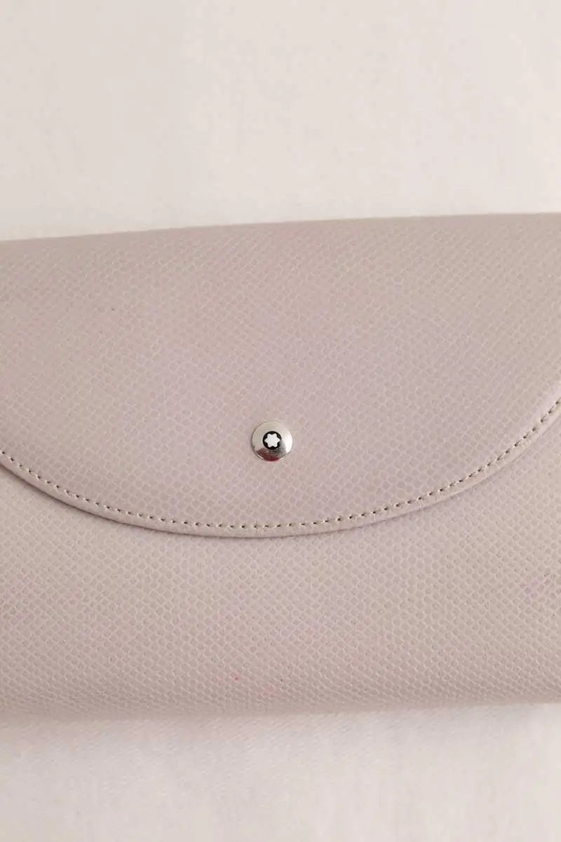 Portefeuille Montblanc Gris en Cuir
