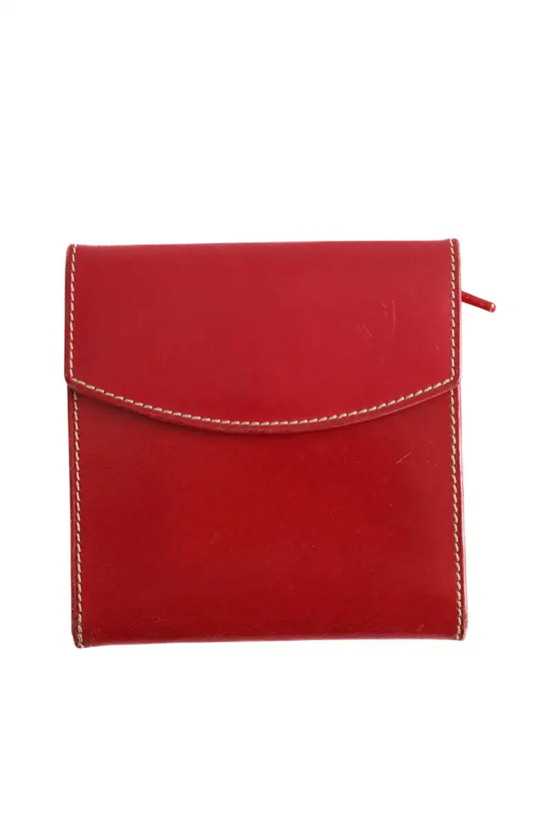 Portefeuille Ralph Lauren Rouge en Cuir - Seconde Main