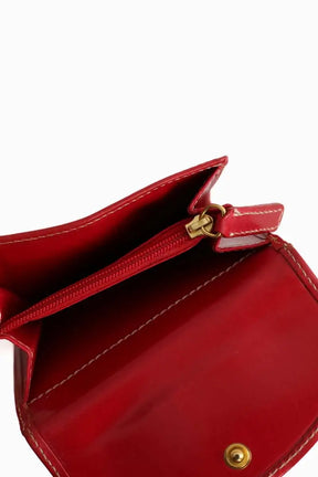 Portefeuille Ralph Lauren Rouge en Cuir