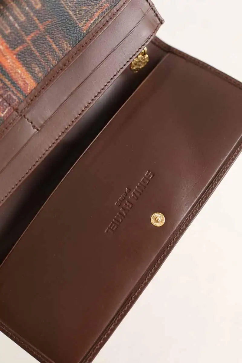 Portefeuille Sonia Rykiel Marron en Cuir