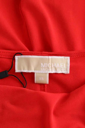 Robe Michael Kors Rouge en Synthétique