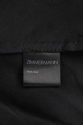 Robe Zimmermann Noir en Soie