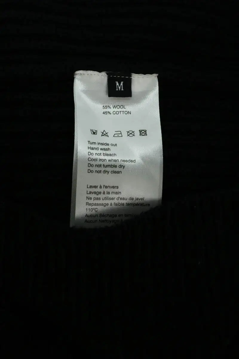 Pull 3.Paradis Noir en Laine