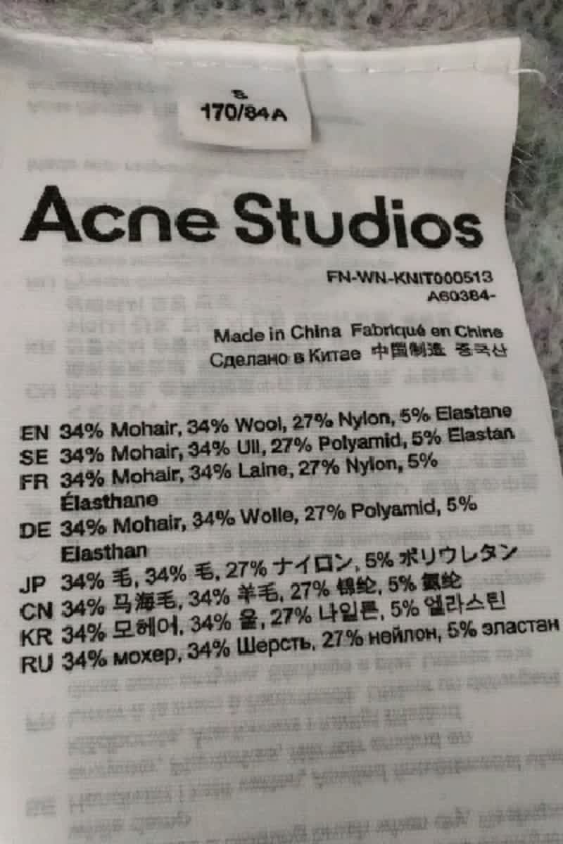 Pull Acne Studios Gris en Coton