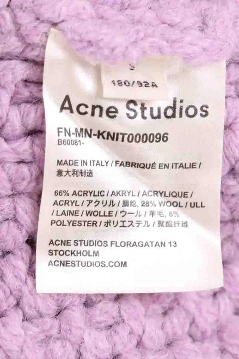 Pull Acne Studios Violet en Synthétique