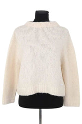 Pull Agnès B. Beige en Coton, taille TU - Seconde Main