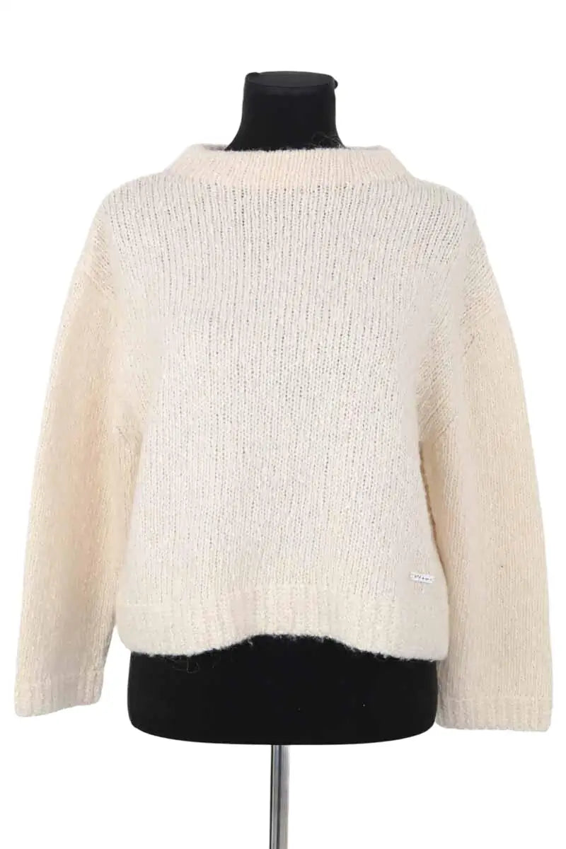 Pull Agnès B. Beige en Coton, taille TU - Seconde Main