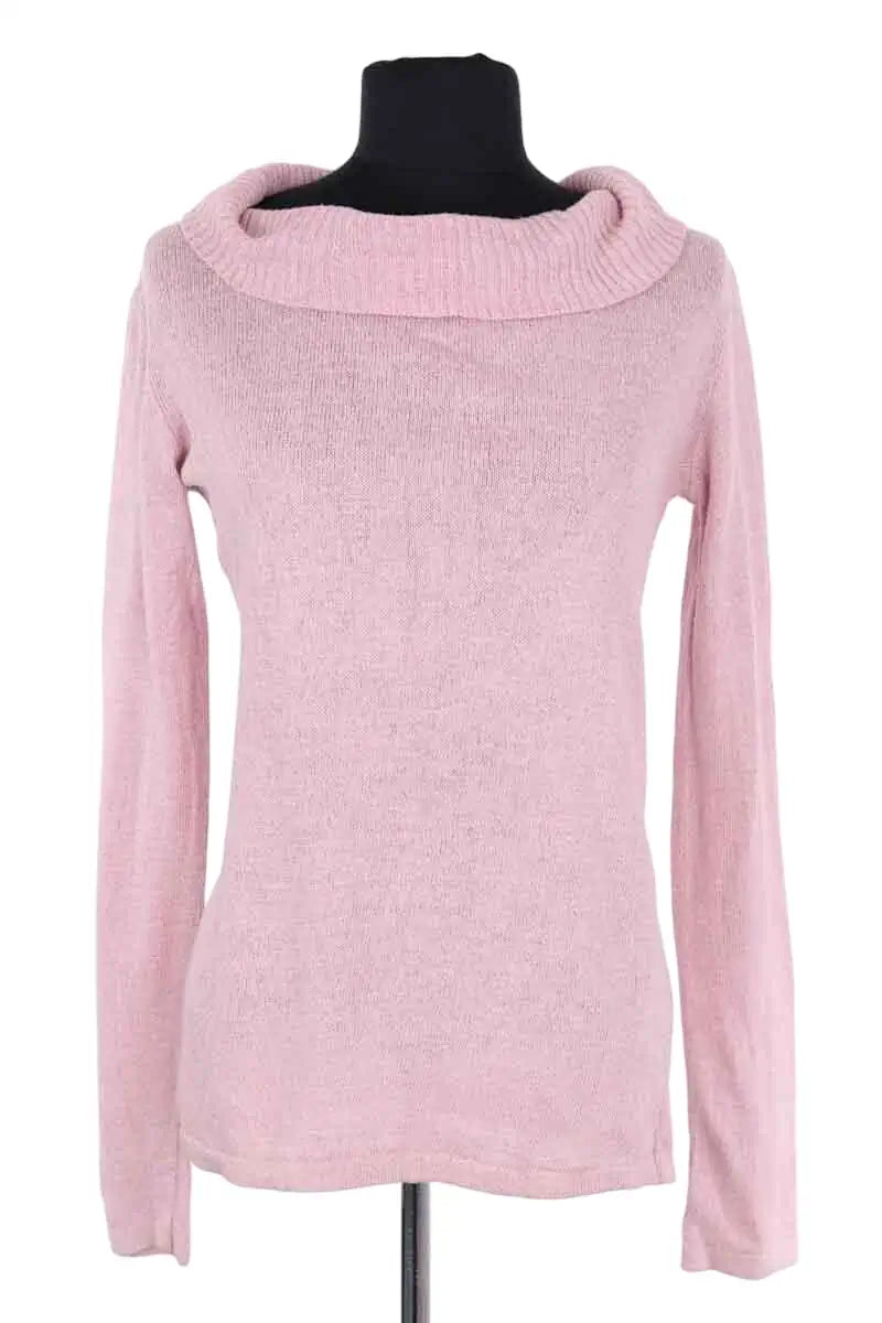 Pull Agnès B. Rose en Lin, taille L - Seconde Main