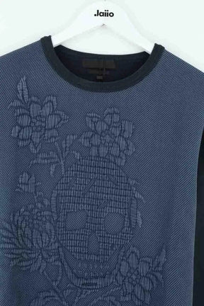 Pull Alexander McQueen Marine en Coton