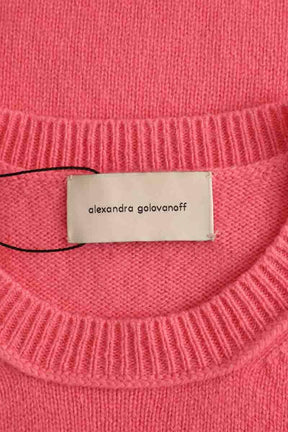 Pull Alexandra Golovanoff Rose en Cachemire