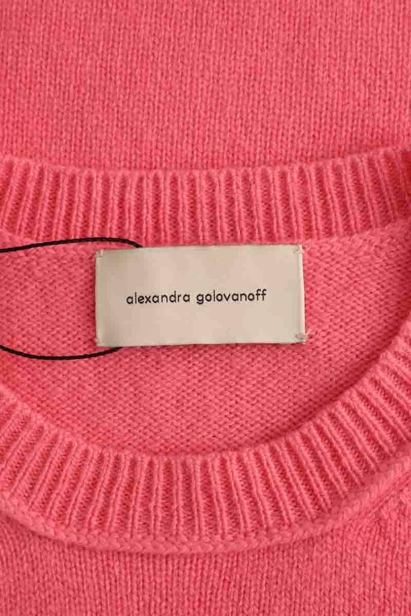 Pull Alexandra Golovanoff Rose en Cachemire