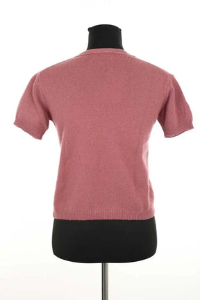 Pull Alexandra Golovanoff Rose en Cachemire