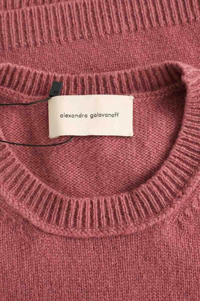 Pull Alexandra Golovanoff Rose en Cachemire